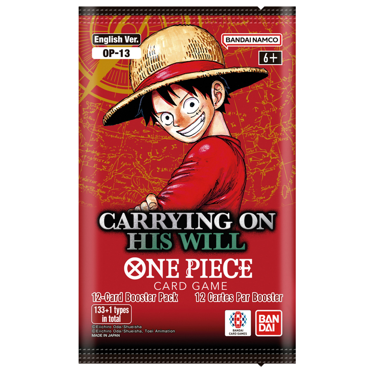 One Piece TCG - Carrying On His Will (OP-13) - Booster Box (24x Packs) - Image 2