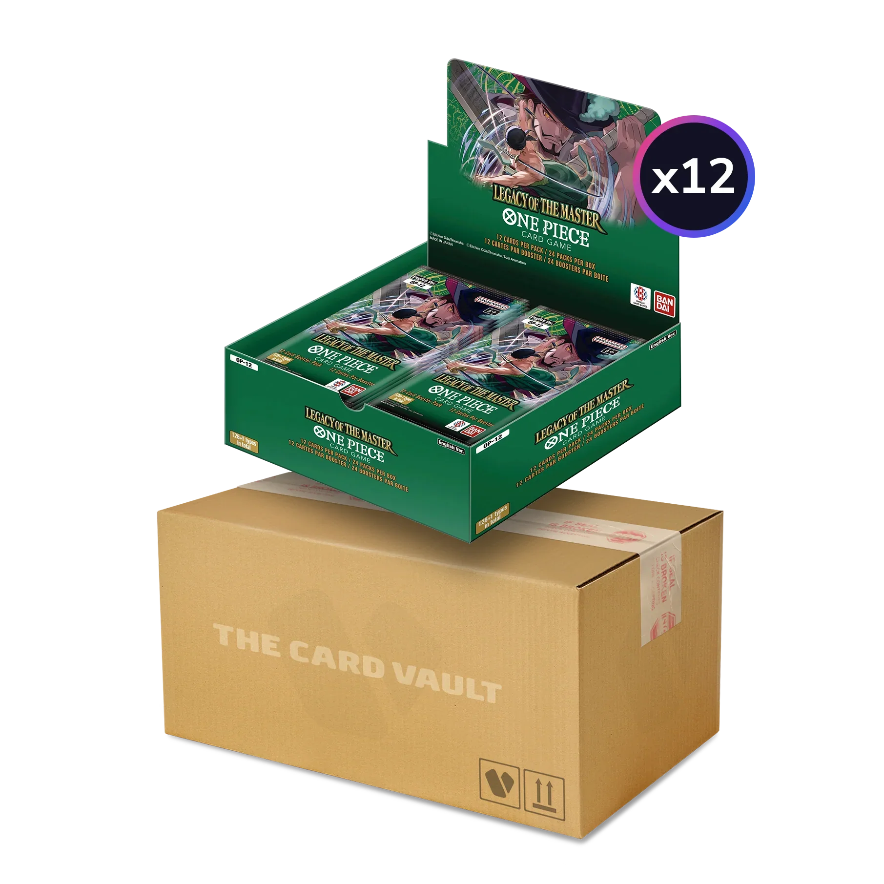 One Piece TCG - Legacy of the Master (OP-12) - Display Case (12x Booster Boxes)